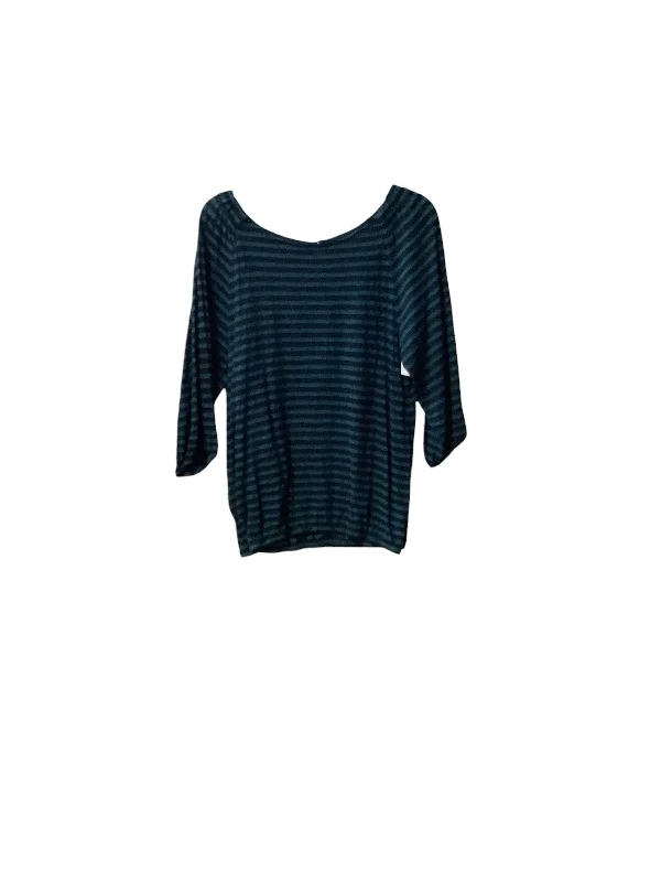 Top 3/4 Sleeve By Loft In Green, Size: Xs