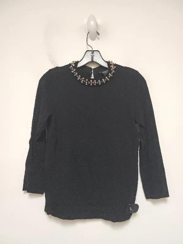 Top Long Sleeve By Ann Taylor In Black, Size: Sp