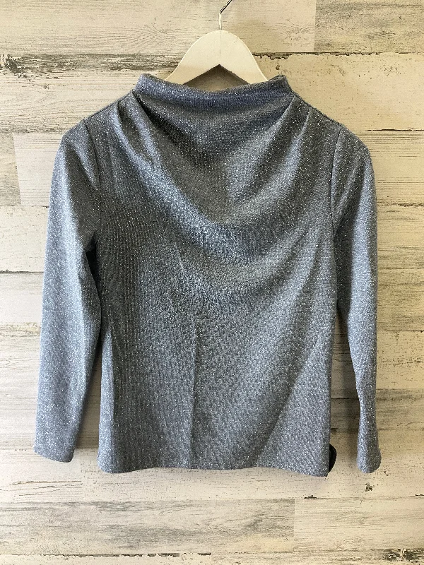 Top Long Sleeve By Ann Taylor In Blue, Size: Xs