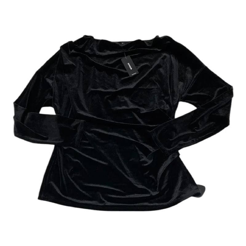 Top Long Sleeve By Express In Black, Size: M