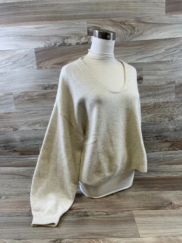 Top Long Sleeve By H&m In Grey, Size: S