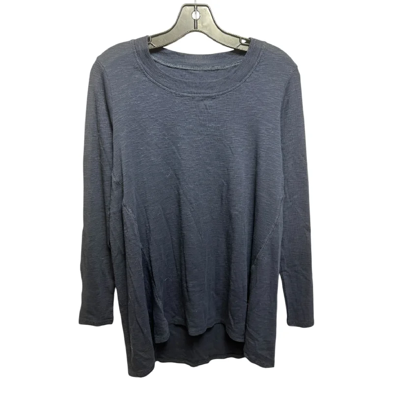 Top Long Sleeve By J. Jill In Navy, Size: S