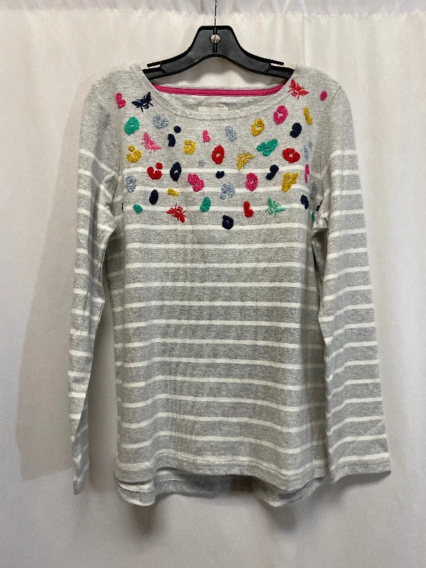 Top Long Sleeve By Joules In Grey, Size: L