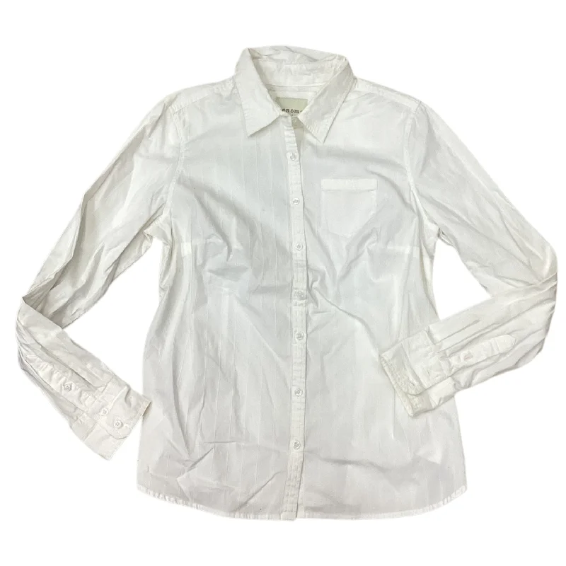 Top Long Sleeve By Sonoma In Cream, Size: M