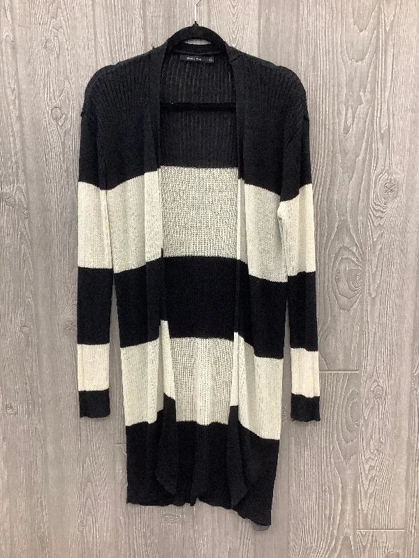 Cardigan By Doe & Rae In Striped Pattern, Size: L