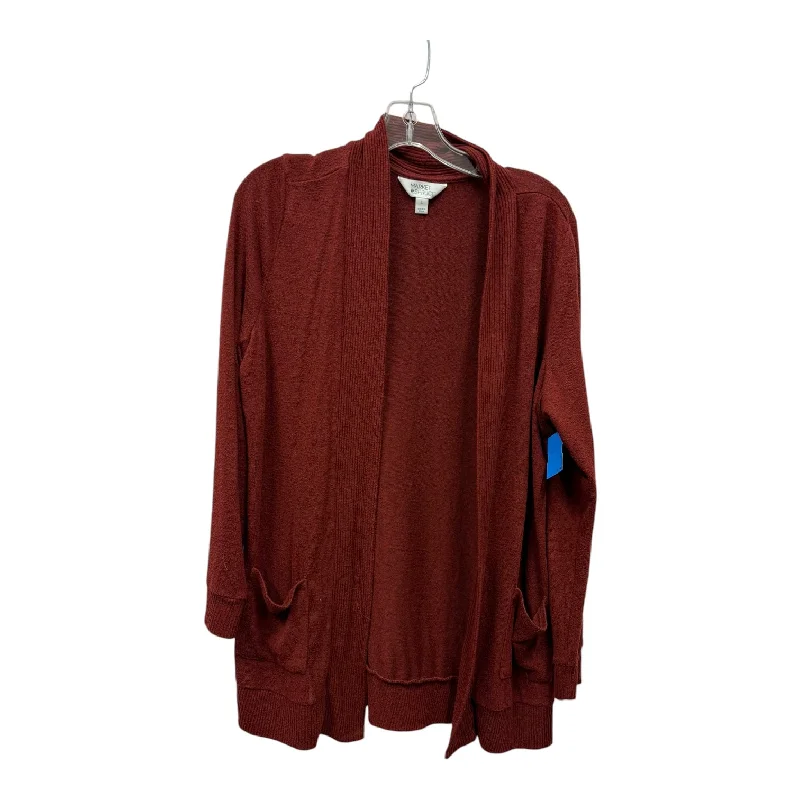 Cardigan By Market & Spruce In Red, Size:L