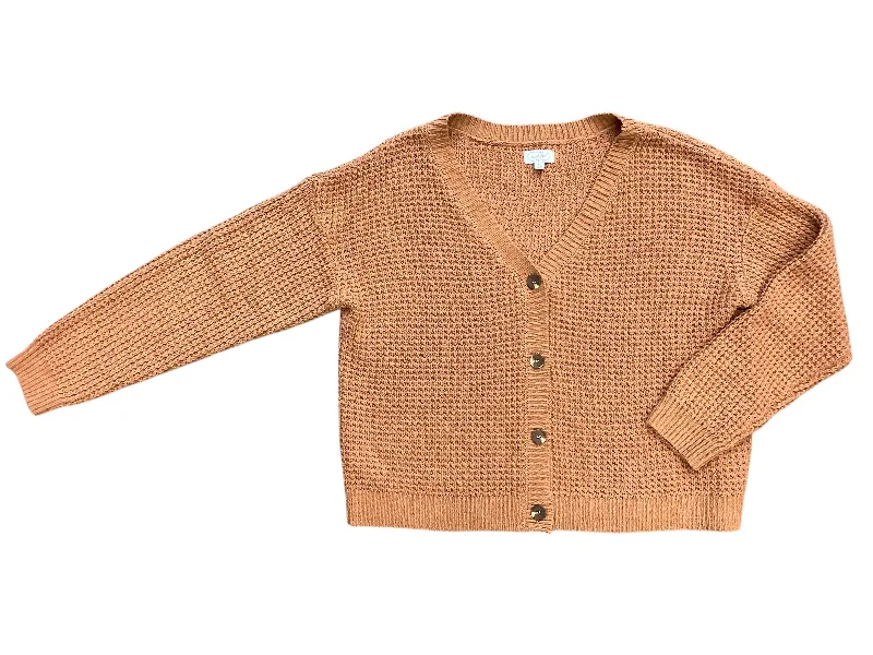 Cardigan By Mudpie In Brown, Size: M/L