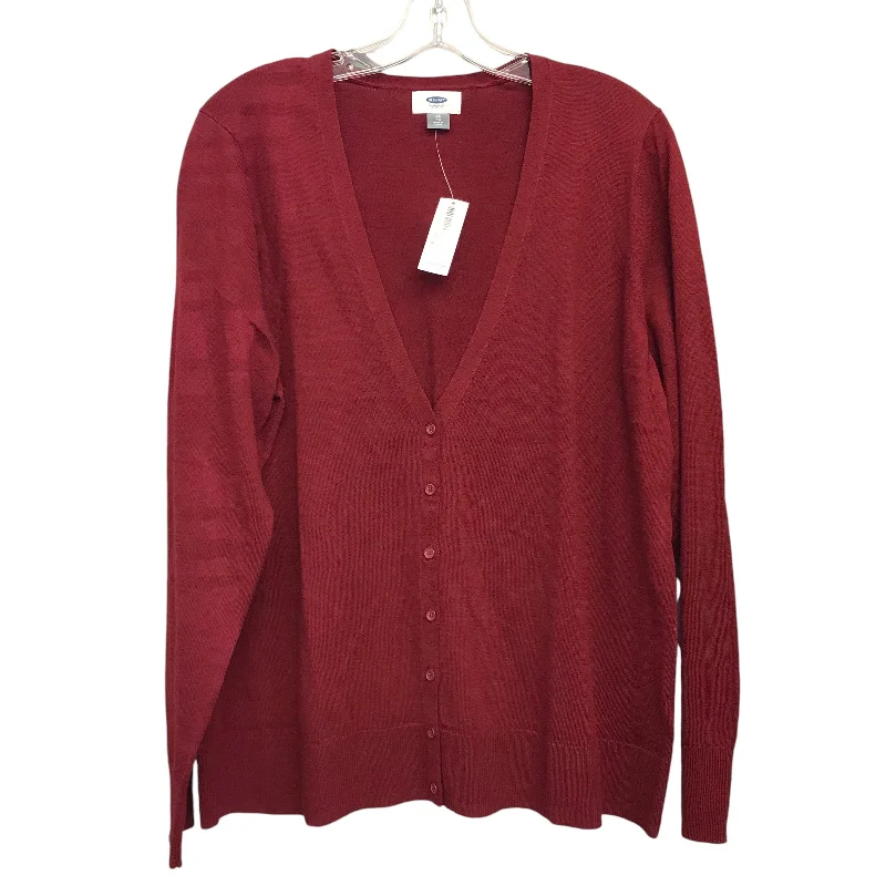 Cardigan By Old Navy In Red, Size:Xl