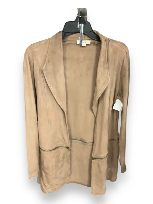 Cardigan By Simply Noelle In Taupe, Size: S