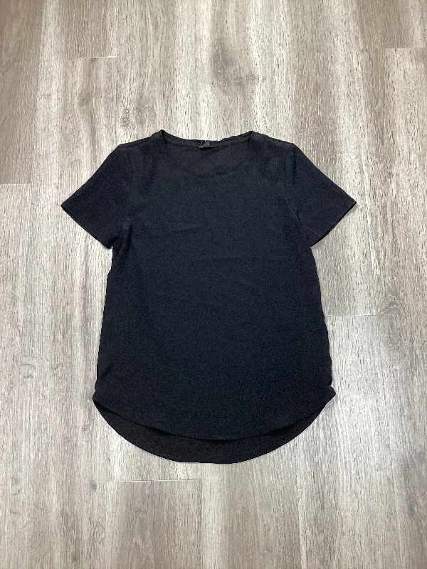 Top Short Sleeve Basic By Ann Taylor In Black, Size: Xs