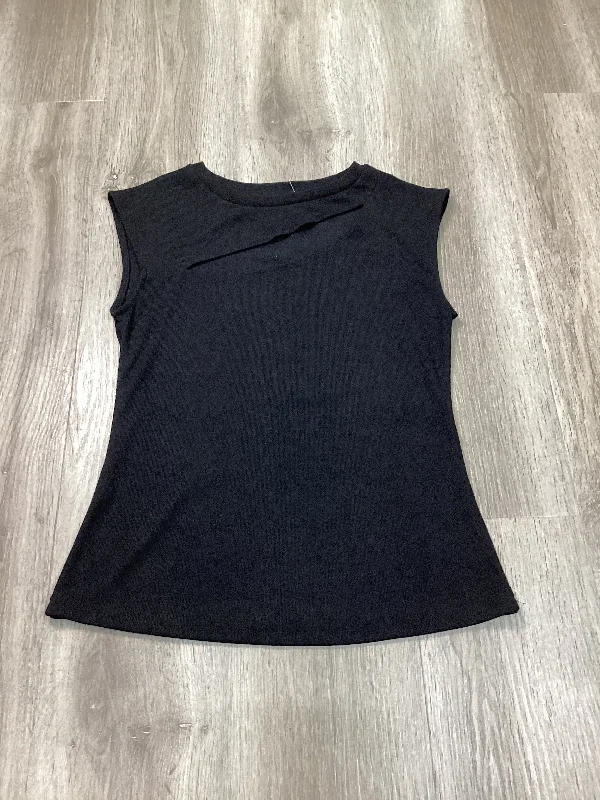 Top Short Sleeve By Clothes Mentor In Black, Size: S