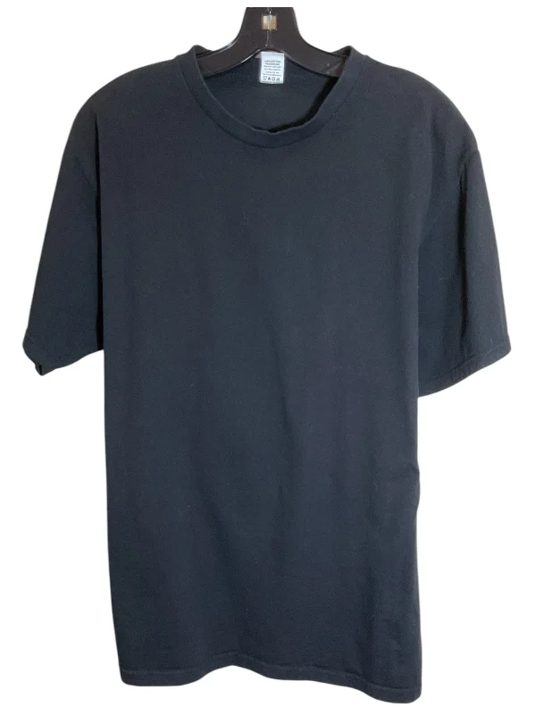 Top Short Sleeve By Clothes Mentor In Black, Size: Xl