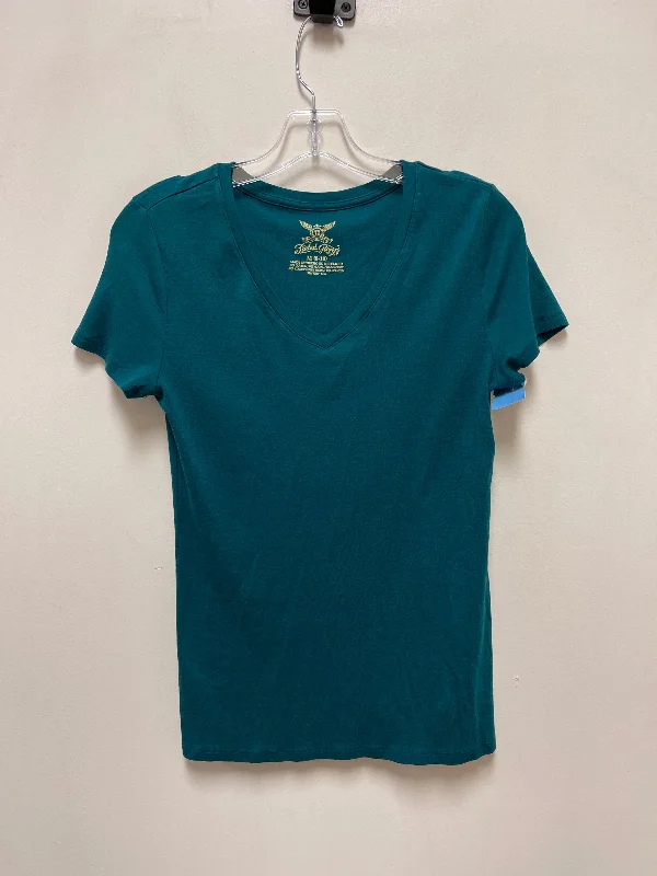 Top Short Sleeve By Faded Glory In Teal, Size: M