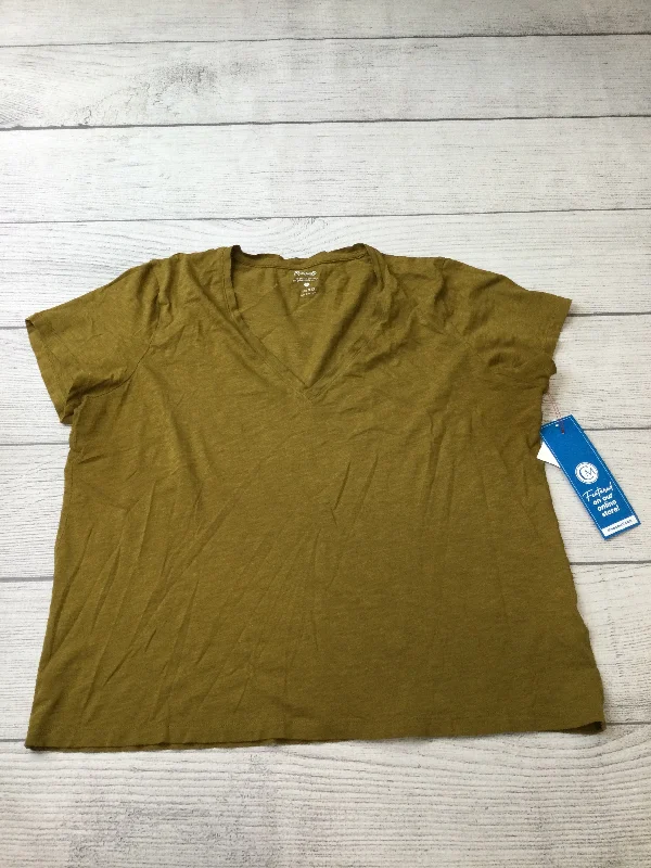 Top Short Sleeve By Madewell In Green, Size: Xxl