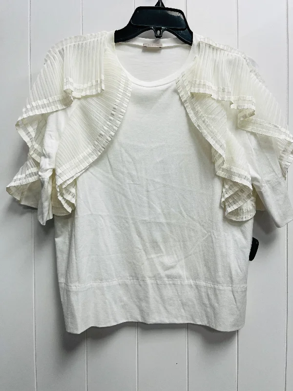 Top Short Sleeve By mrz In White, Size: S