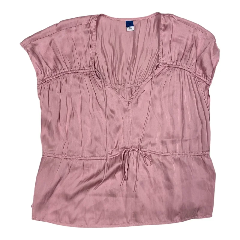 Top Short Sleeve By Old Navy In Pink, Size: M