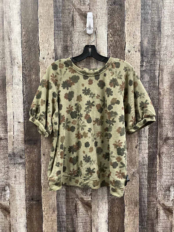 Top Short Sleeve By Sonoma In Green, Size: L