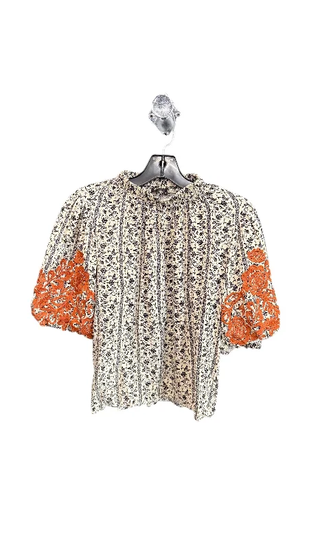 Top Short Sleeve By Thml In Floral Print, Size: S