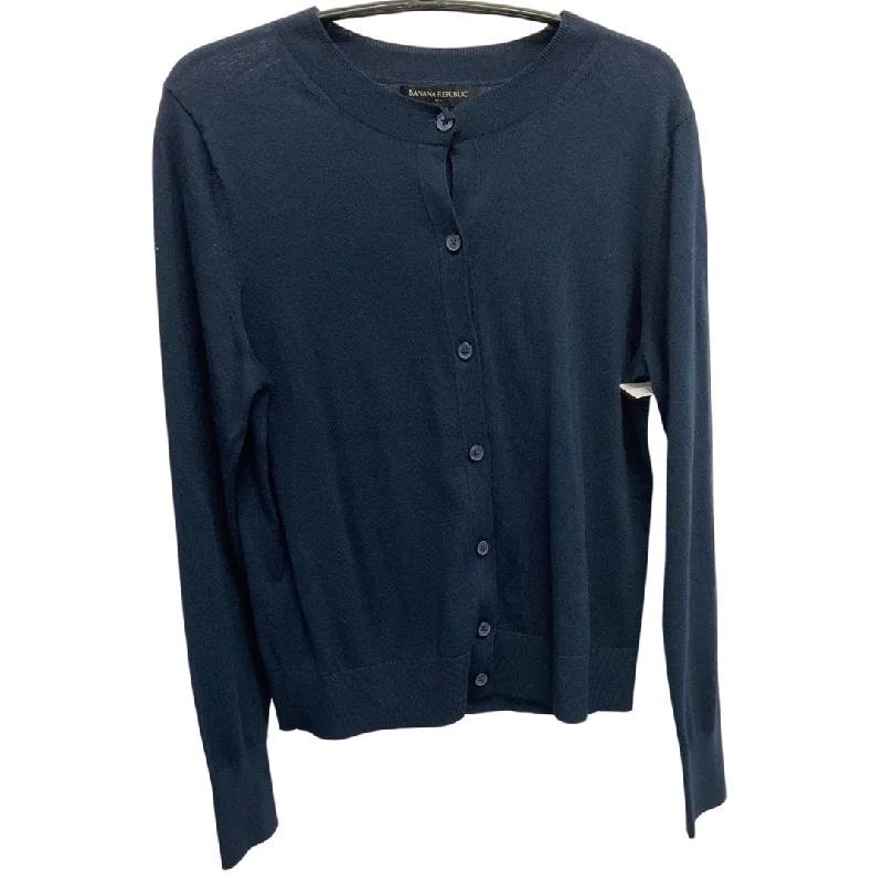 Cardigan By Banana Republic In Navy, Size: S