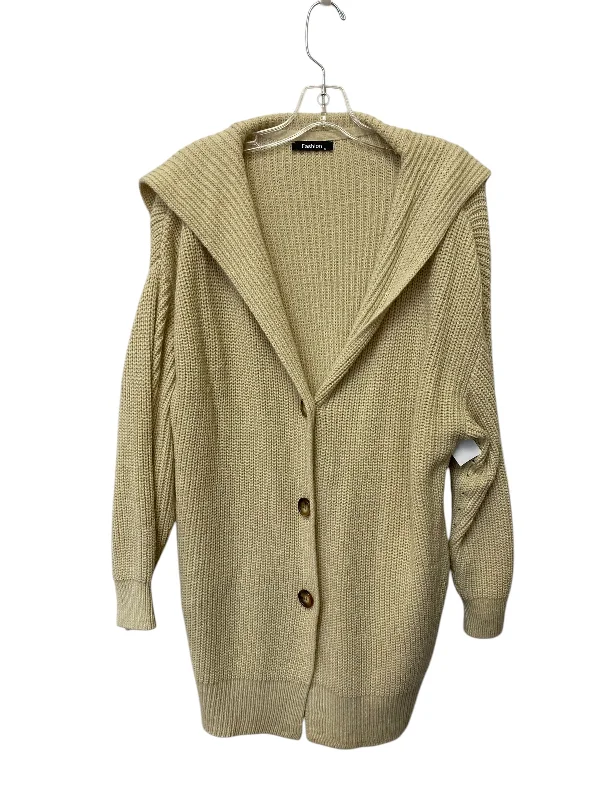 Cardigan By Clothes Mentor In Cream, Size: S