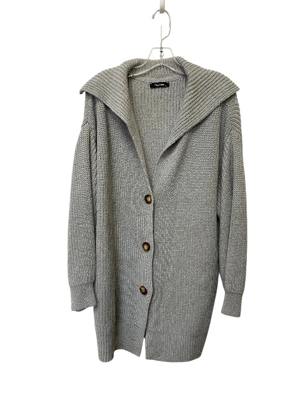 Cardigan By Clothes Mentor In Grey, Size: S