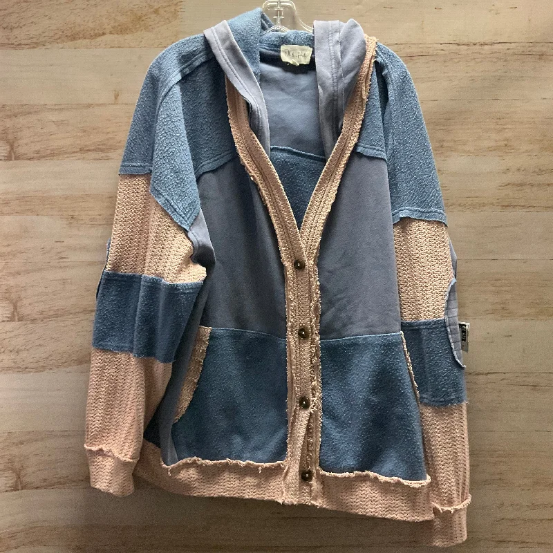 Cardigan By Oli & Hali In Blue, Size: Xl