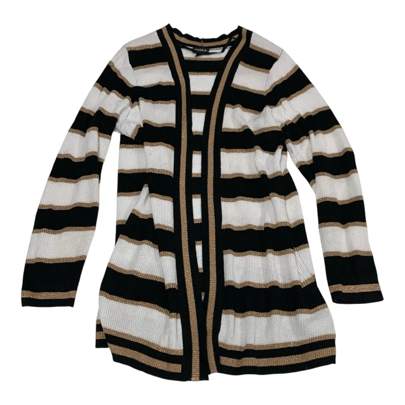 Cardigan By Torrid In Striped Pattern, Size: 1x