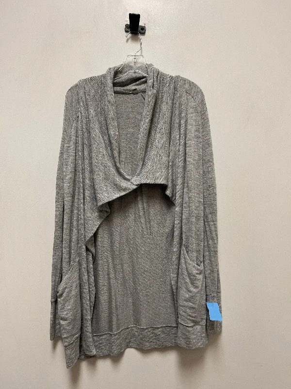 Sweater Cardigan By Athleta In Grey, Size: M