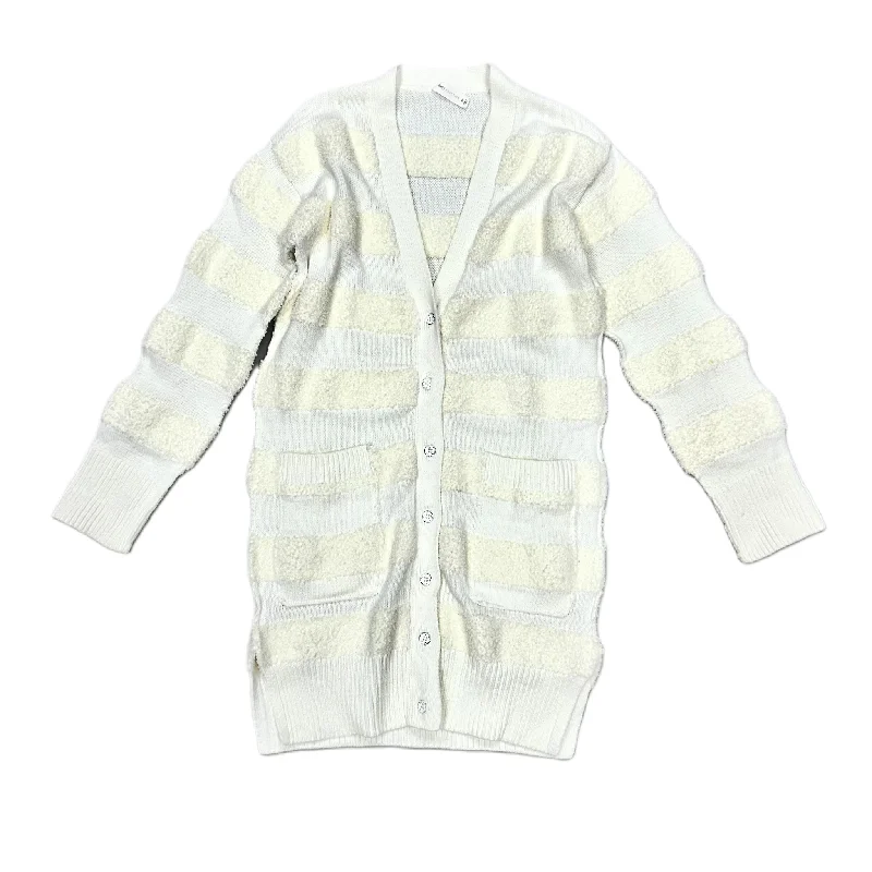 Sweater Cardigan By Daily Practice By Anthropologie In White, Size: Xs