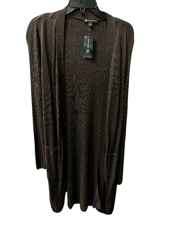 Sweater Cardigan By Inc In Brown, Size: M