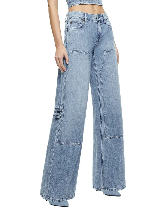 alice + olivia Trish Low-Rise Carpenter Jean