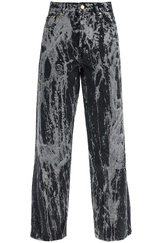 Ganni Women's Tie-Dye Jeans