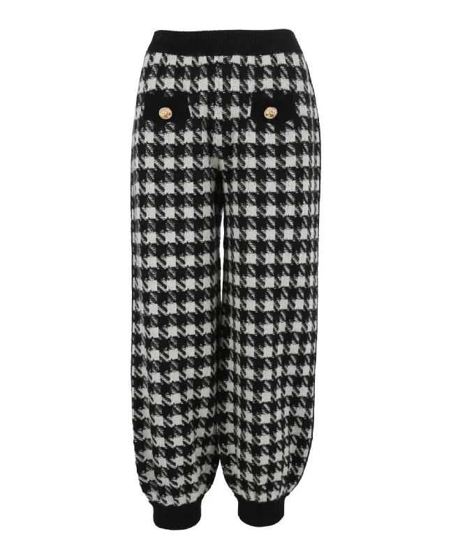 Gucci Houndstooth Track Pants