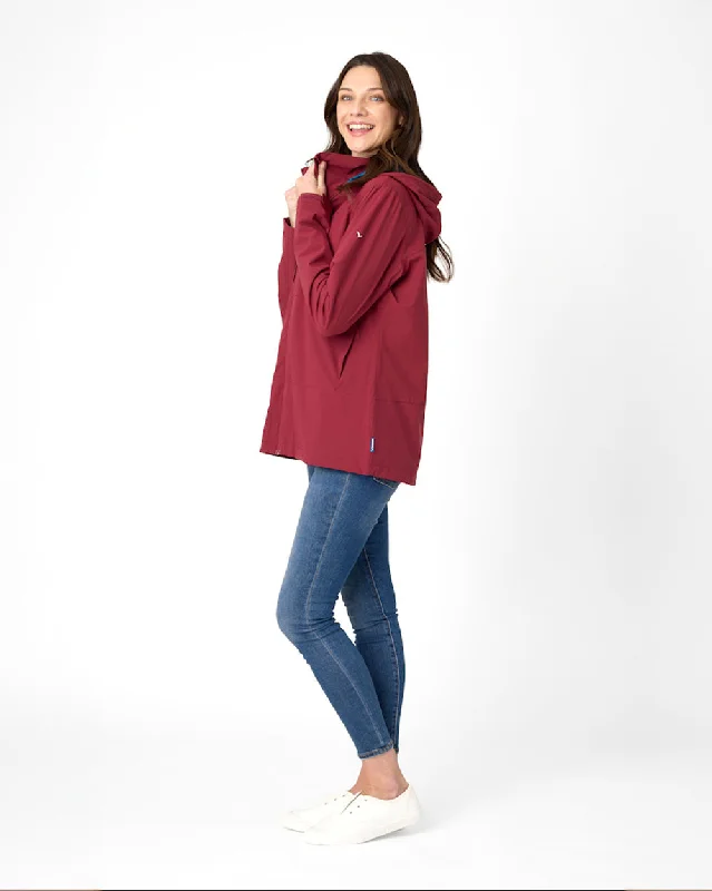 Halley Shell Jacket in Earth Red