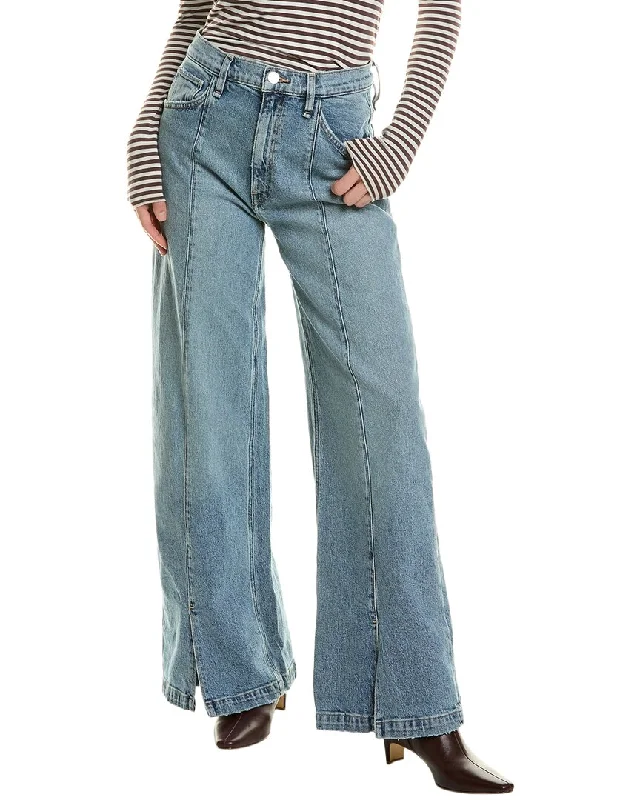 HUDSON Jeans James Caribbean Breeze High-Rise Wide Leg Jean