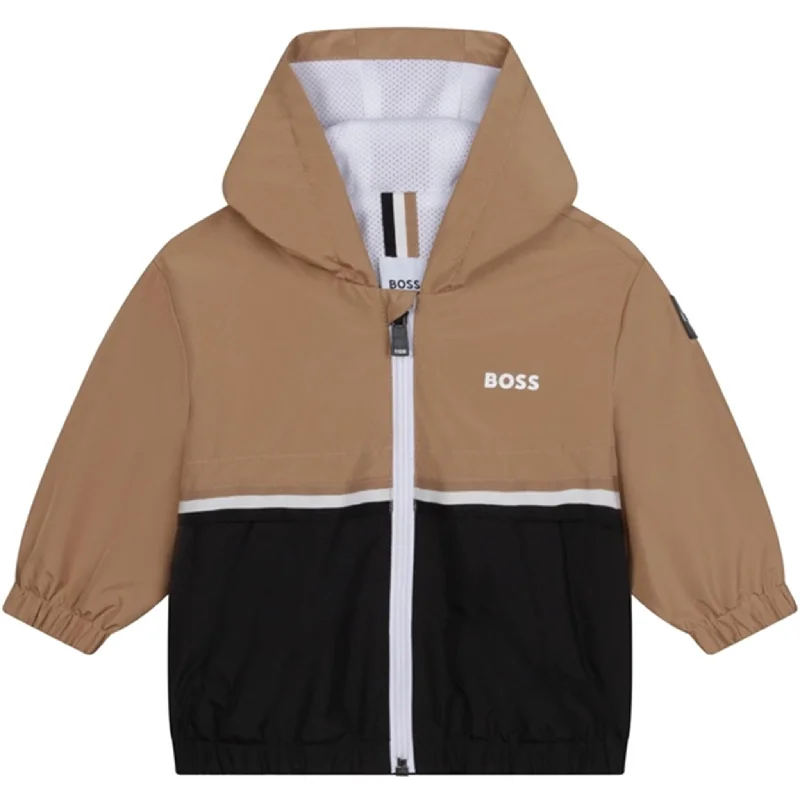 Hugo Boss Baby Hooded Windbreaker Black