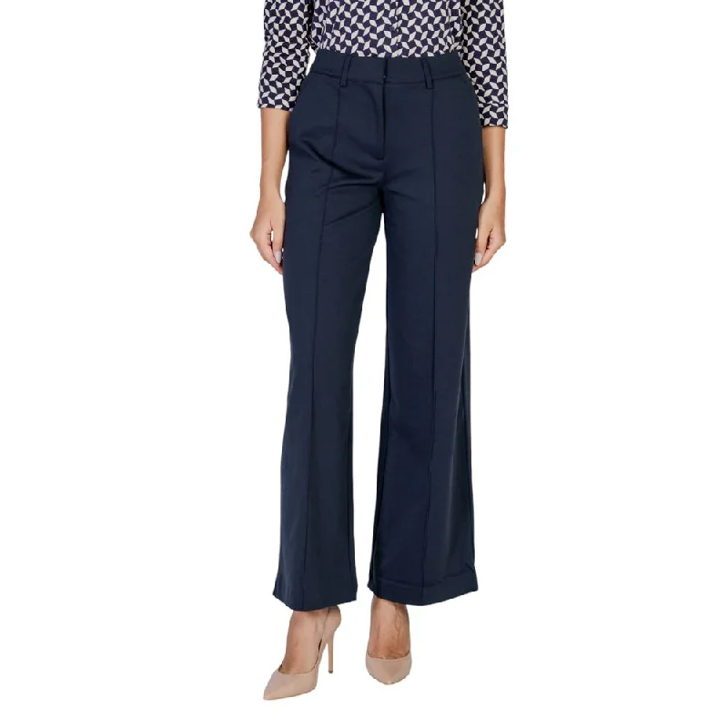 ICHI  Polyester Jeans & Women's Pant