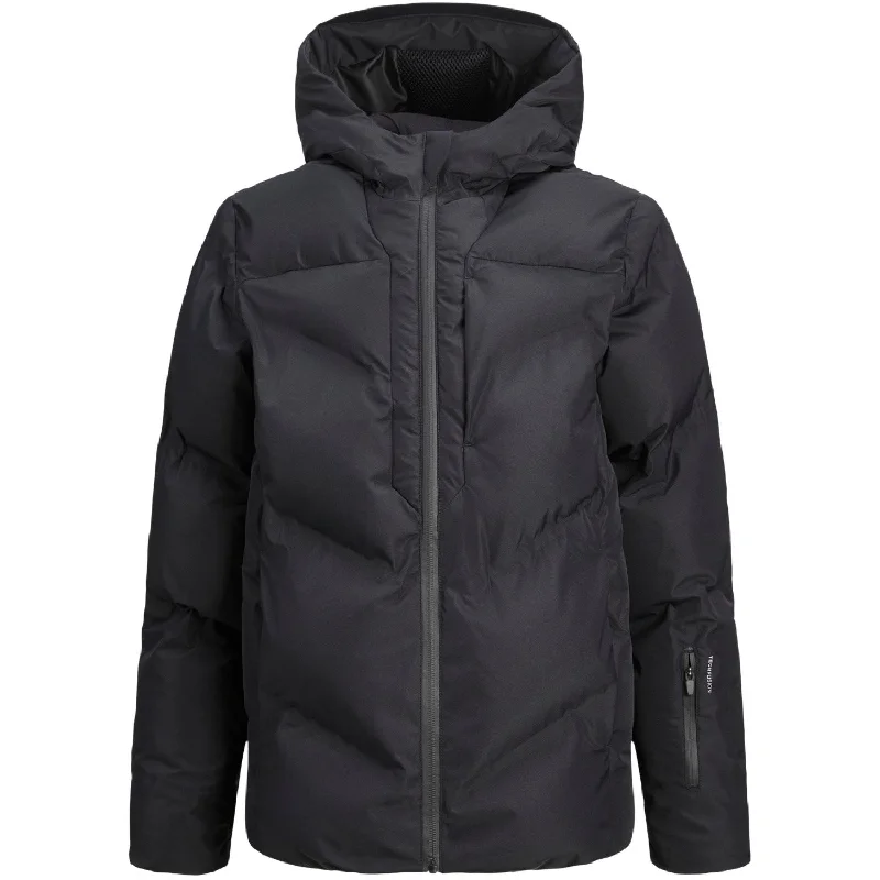 Jack & Jones Junior Black Coslay Heat Quilted Puffer Jacket