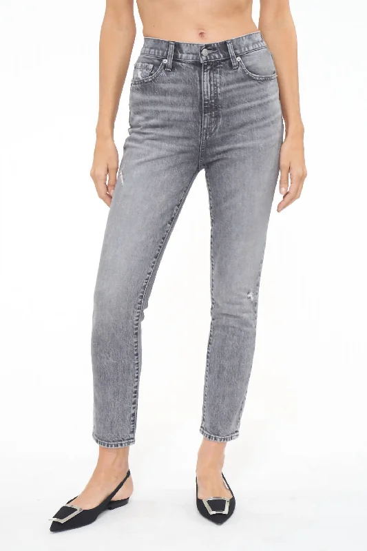 Kate High Rise Slim Straight Jean In Whittier Wash