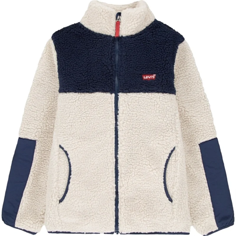 Levi's Colorblocked Sherpa Jacket Rainy Day