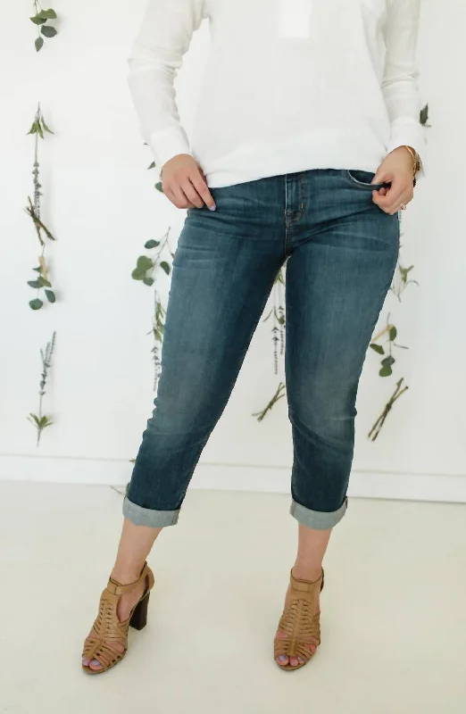 Lily Midrise Skinny Crop Jean In Blue