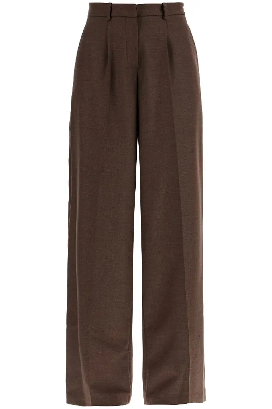 Magda Butrym Women's Wide Stretch Wool Trousers For Comfortable Fit