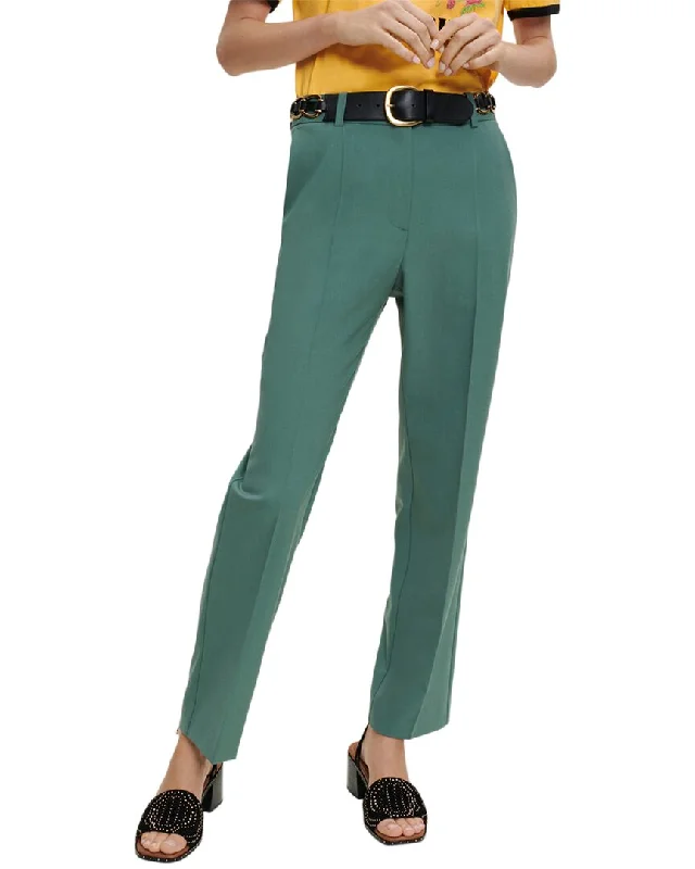 Maje Pillette Wool-Blend Pant