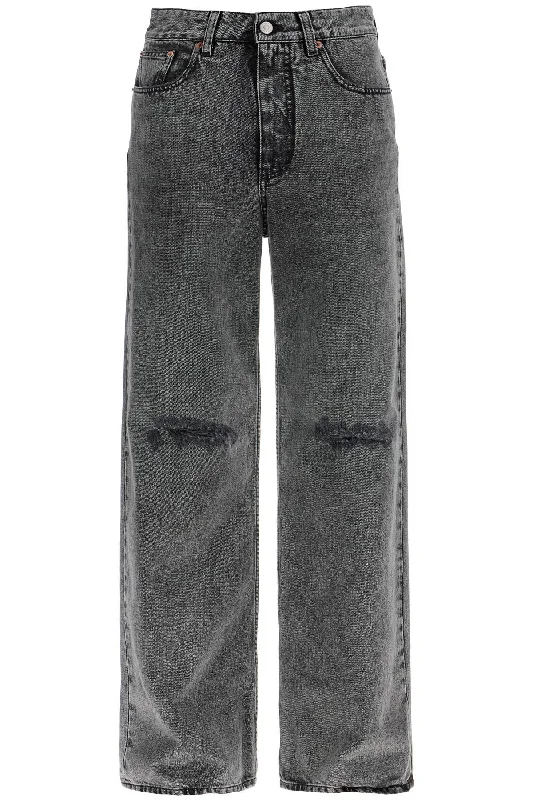 Mm6 Maison Margiela Women's Wide Leg Jeans