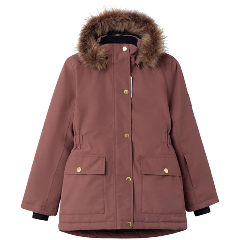 Name it Peppercorn Snow Jacket Solid