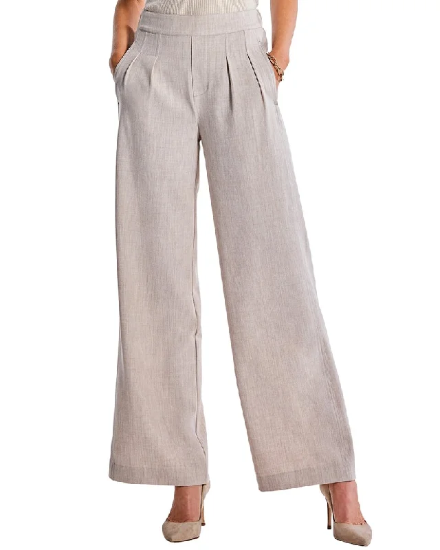 NIC + ZOE Bi-Stretch Twill Wide-Leg Pant