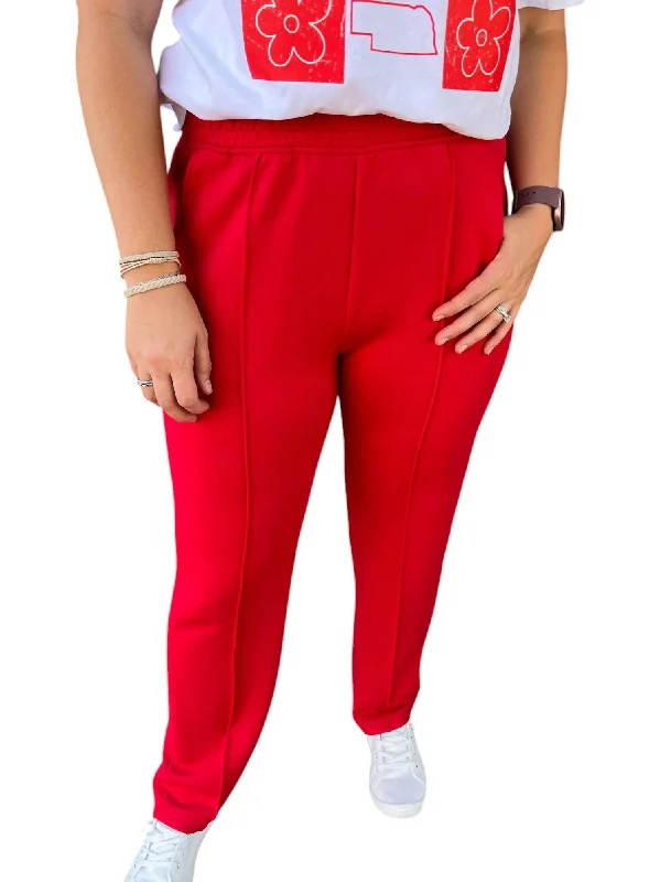 Scuba Pants In Red