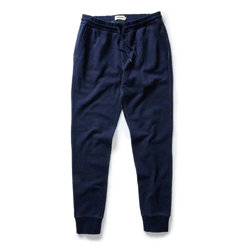 Sunset Jogger Pants In Indigo Terry