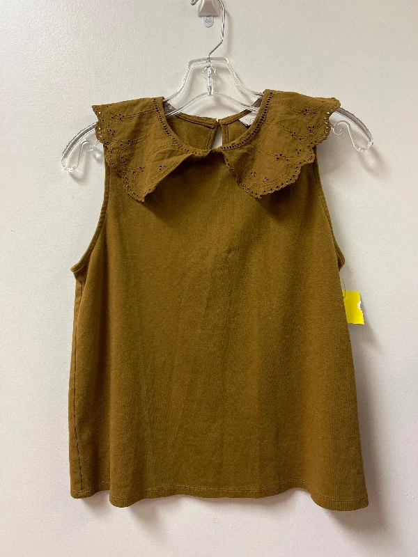 Top Sleeveless By A New Day In Yellow, Size: S