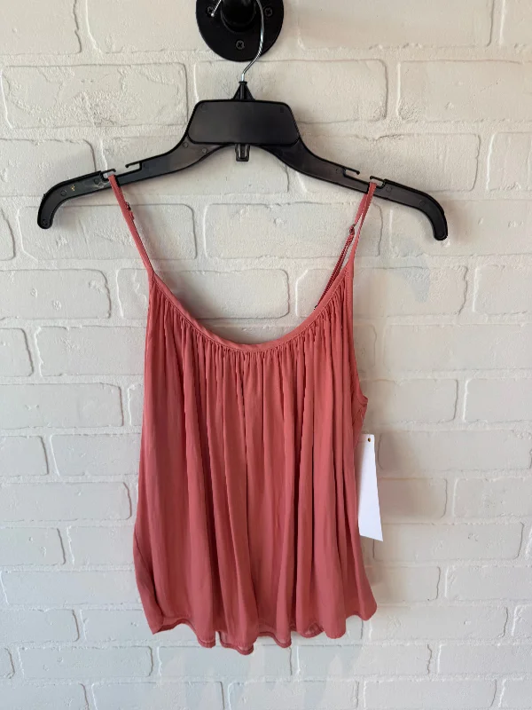 Top Sleeveless By Allison Joy In Orange, Size: M